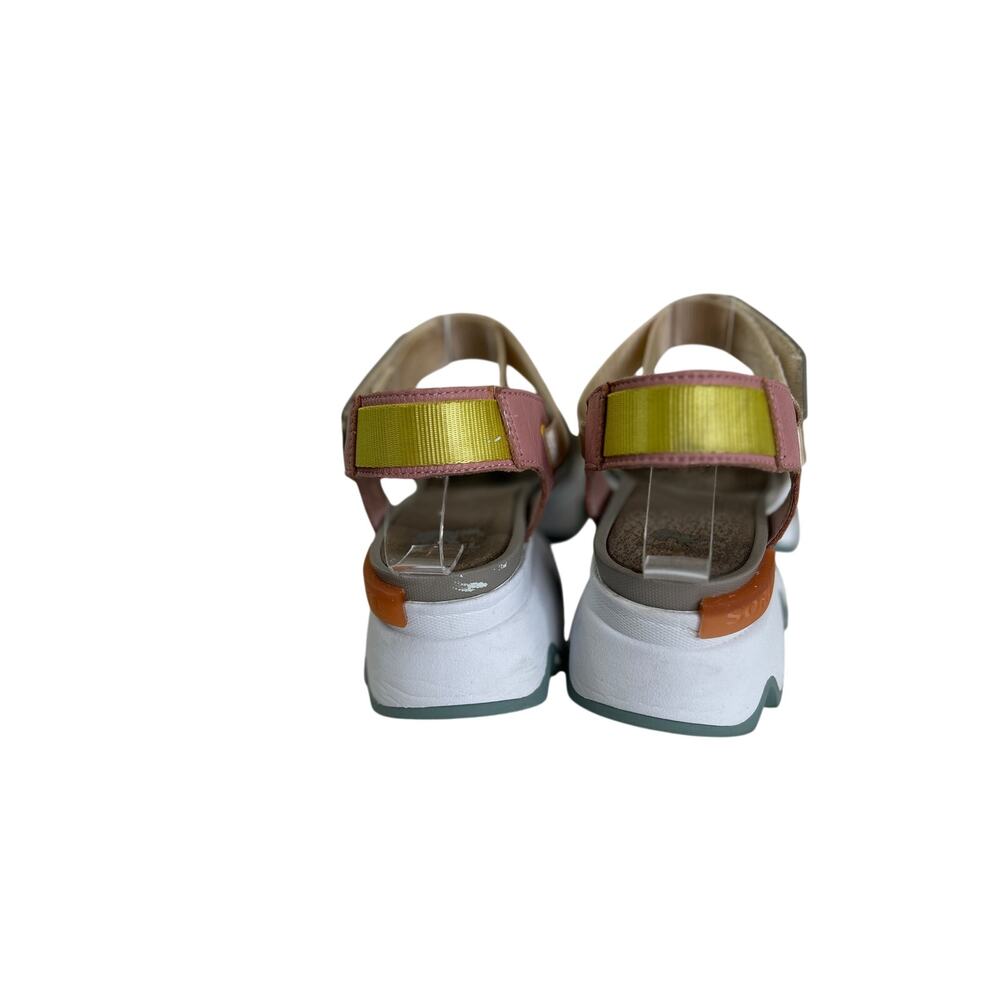 Sorel Women's Kinetic Sandal Size 10 Chalk, Eraser Pink Sporty Preppy - Picture 4 of 10